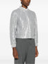 sequin-embellished bomber jacket